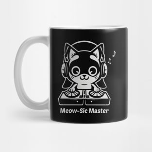 Meow Sic Cat Dj Cat Mug